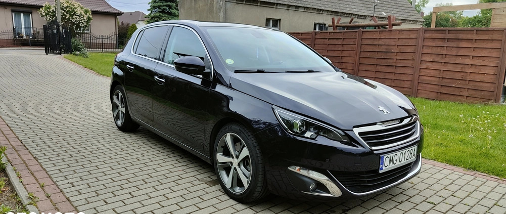 Peugeot 308 cena 42900 przebieg: 168000, rok produkcji 2015 z Mogilno małe 436